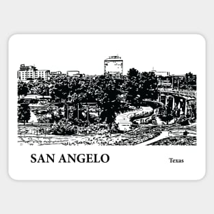 San Angelo Texas Sticker